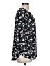 Pleione 100% Polyester Black 3/4 Sleeve Blouse Size L - photo 4