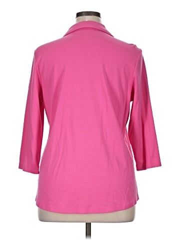 Isaac Mizrahi LIVE! Long Sleeve Polo (view 2)