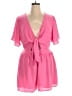 Unbranded 100% Polyester Solid Pink Romper Size XXL - photo 1
