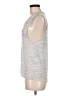 Bella Silver Sleeveless T-Shirt Size M - photo 5