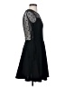 Shein Polka Dots Black Cocktail Dress Size 4 - photo 4