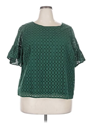 Lane Bryant Short Sleeve Blouse (view 1)