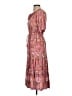 Fore 100% Rayon Paisley Pink Casual Dress Size S - photo 5