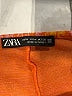 Zara Paisley Orange Casual Pants Size M - photo 7