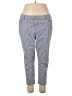 Falls Creek Stripes Silver Jeggings Size 20 - photo 1