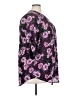Torrid 100% Polyester Floral Purple 3/4 Sleeve Blouse Size 2X Plus (2) - photo 4