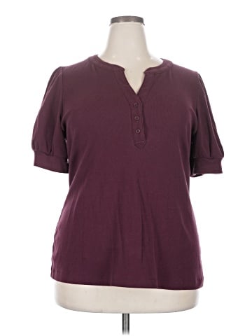 Lane Bryant Short Sleeve Blouse (view 1)