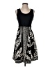 Style&Co Graphic Black Casual Dress Size S - photo 1