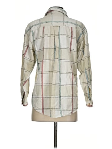 Lemon Grass Long Sleeve Button-Down Shirt (view 2)