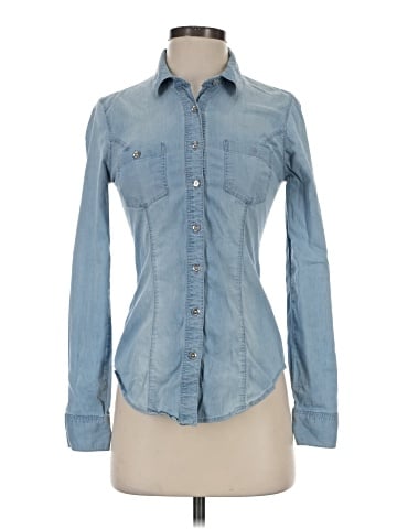 Guess Long Sleeve Button-Down Shirt (view 1)