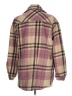 Cherish 100% Polyester Plaid Purple Jacket Size L - photo 2