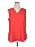 CAbi 100% Polyester Red Sleeveless Top Size XL - photo 1