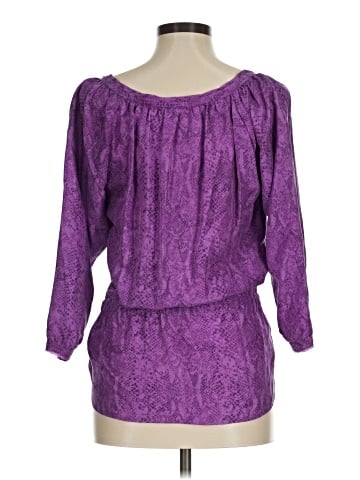 Rebecca Taylor 3/4 Sleeve Silk Top (view 2)
