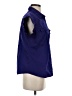 Worthington Blue Sleeveless Button-Down Shirt Size 0 - photo 4