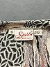 Siasia Animal Print Silver Long Sleeve Blouse Size S - photo 7