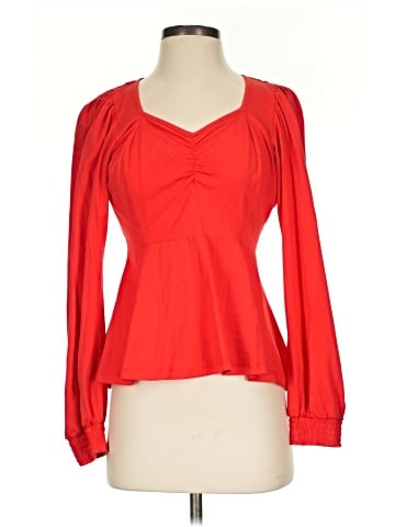 Elegantees Long Sleeve Blouse (view 1)