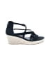 Eileen Fisher Blue Black Sandals Size 11 - photo 1