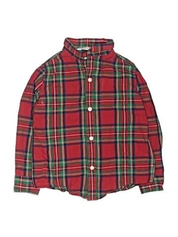 Janie and Jack Long Sleeve Button-Down Shirt (view 1)
