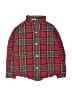 Janie and Jack Plaid Red Long Sleeve Button-Down Shirt Size 3 - photo 1