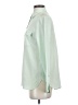 J.Crew 100% Silk Color Block Green Long Sleeve Silk Top Size 0 - photo 5