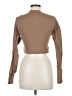 Feathers Brown Long Sleeve Top Size L - photo 2