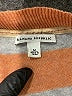 Banana Republic 100% Cotton Stripes Orange Pullover Sweater Size M - photo 7