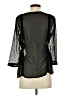 Vanessa Virginia 100% Polyester Black 3/4 Sleeve Blouse Size 4 - photo 2