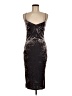 Charlotte Russe Metallic Silver Cocktail Dress Size M - photo 1