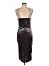 Charlotte Russe Metallic Silver Cocktail Dress Size M - photo 2