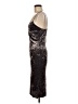 Charlotte Russe Metallic Silver Cocktail Dress Size M - photo 5