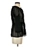 Vanessa Virginia 100% Polyester Black 3/4 Sleeve Blouse Size 4 - photo 4