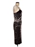Charlotte Russe Metallic Silver Cocktail Dress Size M - photo 4