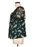 Ann Taylor LOFT 100% Polyester Teal Short Sleeve Blouse Size L - photo 5