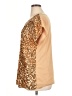 PrettyGuide 100% Polyester Metallic Gold Short Sleeve T-Shirt Size XL - photo 5
