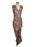 Veronica Beard Paisley Brown Cocktail Dress Size 4 - photo 1