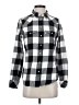 Levi's 100% Cotton Checkered-gingham Gray Long Sleeve Button-Down Shirt Size S - photo 1