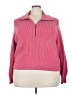 Open Edit Pink Pullover Sweater Size 3X - photo 1