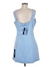 Lulus Solid Blue Casual Dress Size L - photo 2