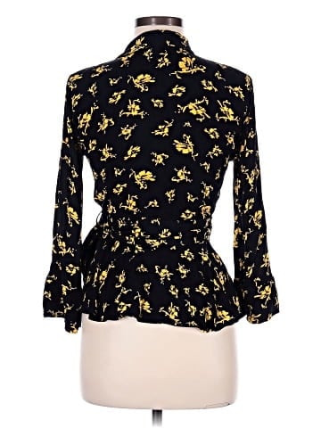 Ganni Long Sleeve Blouse (view 2)