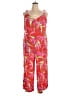 Old Navy 100% Viscose Tropical Red Jumpsuit Size XXL - photo 1