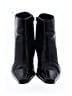 Etienne Aigner 100% Leather Black Ankle Boots Size 7 1/2 - photo 2