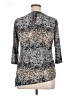 Peck & Peck Silver 3/4 Sleeve Top Size XL - photo 2