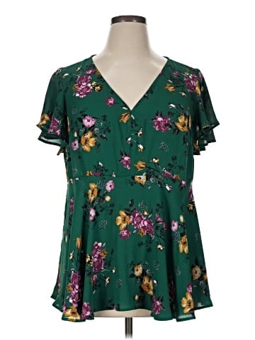 Torrid Short Sleeve Blouse (view 1)