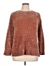 Orvis 100% Polyester Metallic Brown Pullover Sweater Size L - photo 1