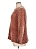 Orvis 100% Polyester Metallic Brown Pullover Sweater Size L - photo 5