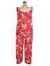 Old Navy 100% Viscose Tropical Red Jumpsuit Size XXL - photo 2