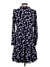 J.Crew 100% Polyester Floral Blue Casual Dress Size XS - photo 2