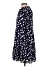 J.Crew 100% Polyester Floral Blue Casual Dress Size XS - photo 5