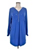 MICHAEL Michael Kors Blue Long Sleeve Top Size L - photo 1