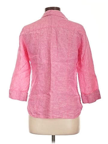 Foxcroft 3/4 Sleeve Button-Down Shirt (view 2)